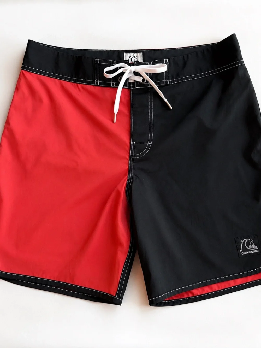 Quiksilver Premium Board Shorts Size 31 Colorblock Surf Swim Beach Trunks